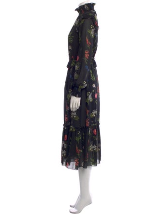 Ted Baker Floral Print Long Dress