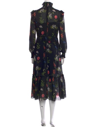 Ted Baker Floral Print Long Dress