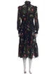Ted Baker Floral Print Long Dress