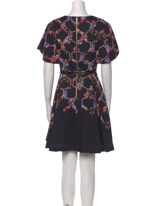 Ted Baker Floral Print Mini Dress