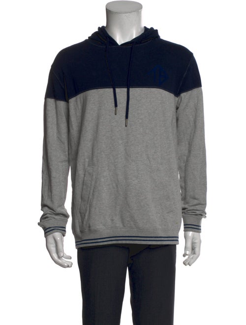 Ted Baker Colorblock Pattern Crew Neck Hoodie