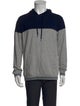 Ted Baker Colorblock Pattern Crew Neck Hoodie