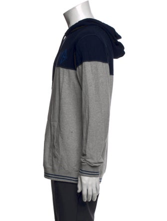 Ted Baker Colorblock Pattern Crew Neck Hoodie