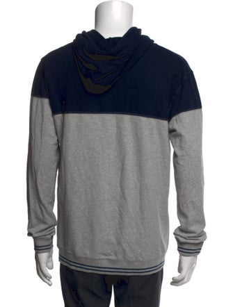 Ted Baker Colorblock Pattern Crew Neck Hoodie
