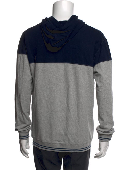 Ted Baker Colorblock Pattern Crew Neck Hoodie