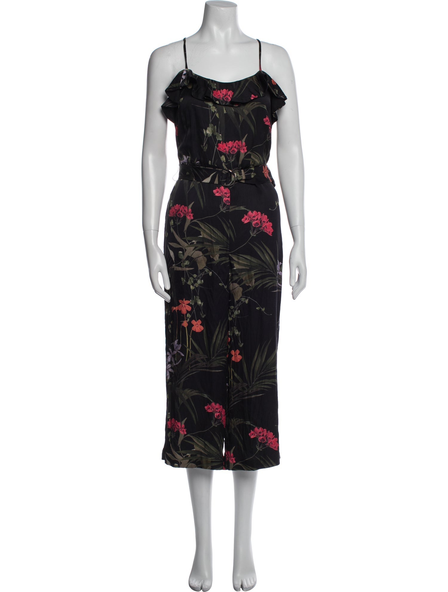 Ted Baker Floral Print Scoop Neck Jumpsuit