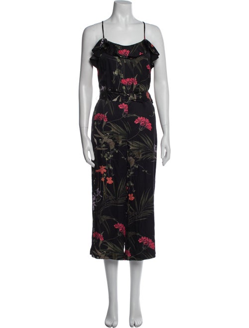 Ted Baker Floral Print Scoop Neck Jumpsuit