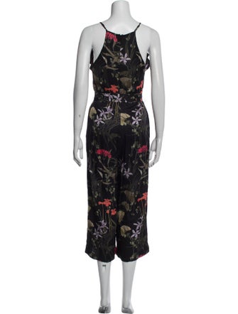 Ted Baker Floral Print Scoop Neck Jumpsuit