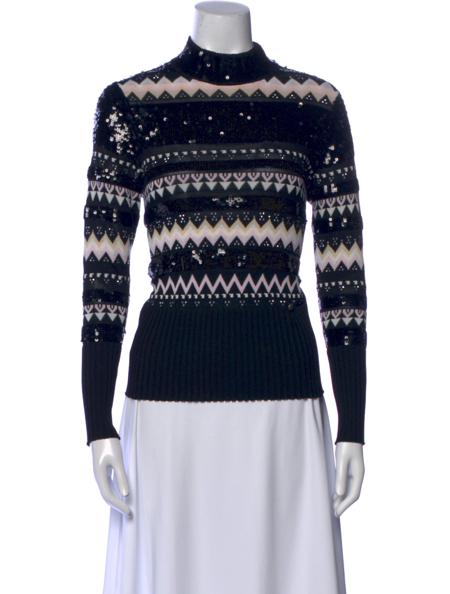 Ted Baker Striped Turtleneck Sweater