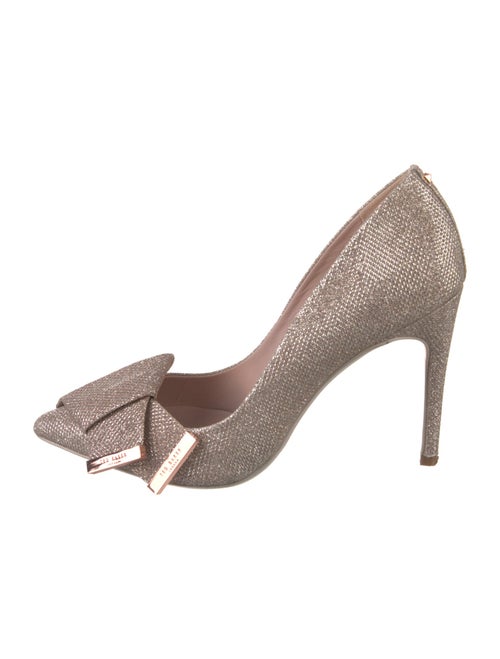 Ted Baker Glitter Bow Accents Pumps