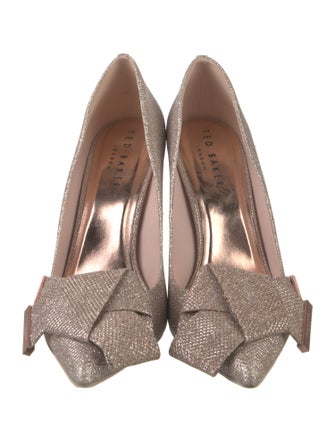 Ted Baker Glitter Bow Accents Pumps