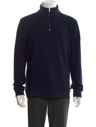 Ted Baker Mock Neck Long Sleeve Polo Sweater