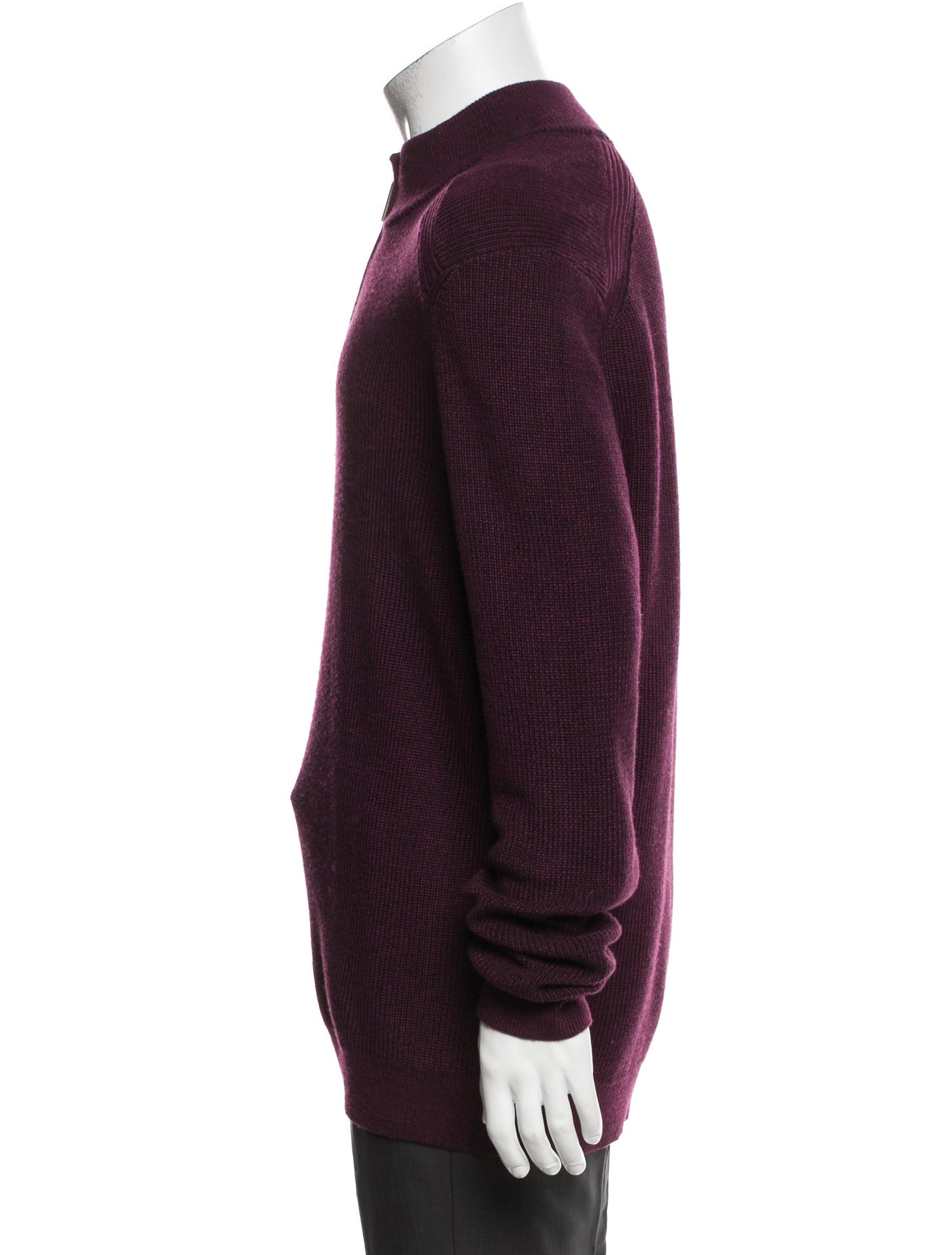 Ted Baker Mock Neck Long Sleeve Polo Sweater