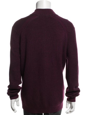 Ted Baker Mock Neck Long Sleeve Polo Sweater
