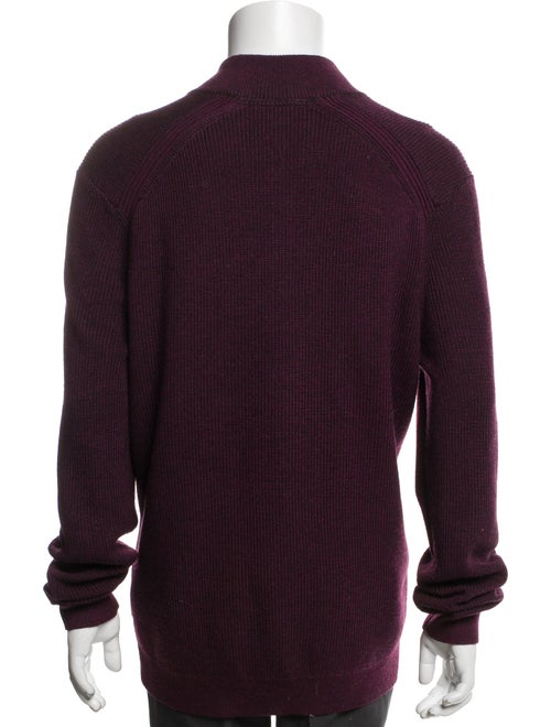 Ted Baker Mock Neck Long Sleeve Polo Sweater