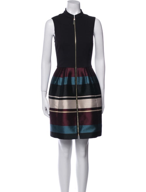 Ted Baker Colorblock Pattern Knee-Length Dress