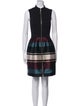 Ted Baker Colorblock Pattern Knee-Length Dress