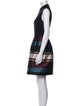 Ted Baker Colorblock Pattern Knee-Length Dress