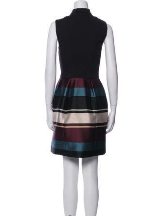 Ted Baker Colorblock Pattern Knee-Length Dress