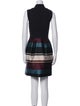 Ted Baker Colorblock Pattern Knee-Length Dress
