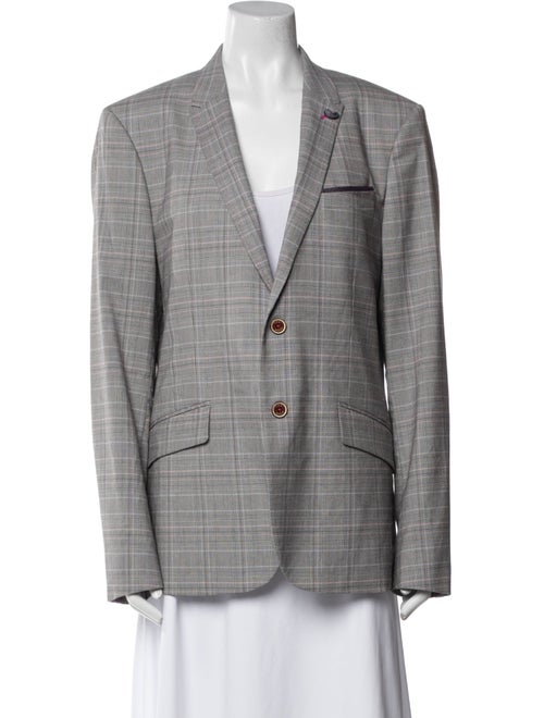 Ted Baker Plaid Print Blazer