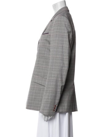 Ted Baker Plaid Print Blazer