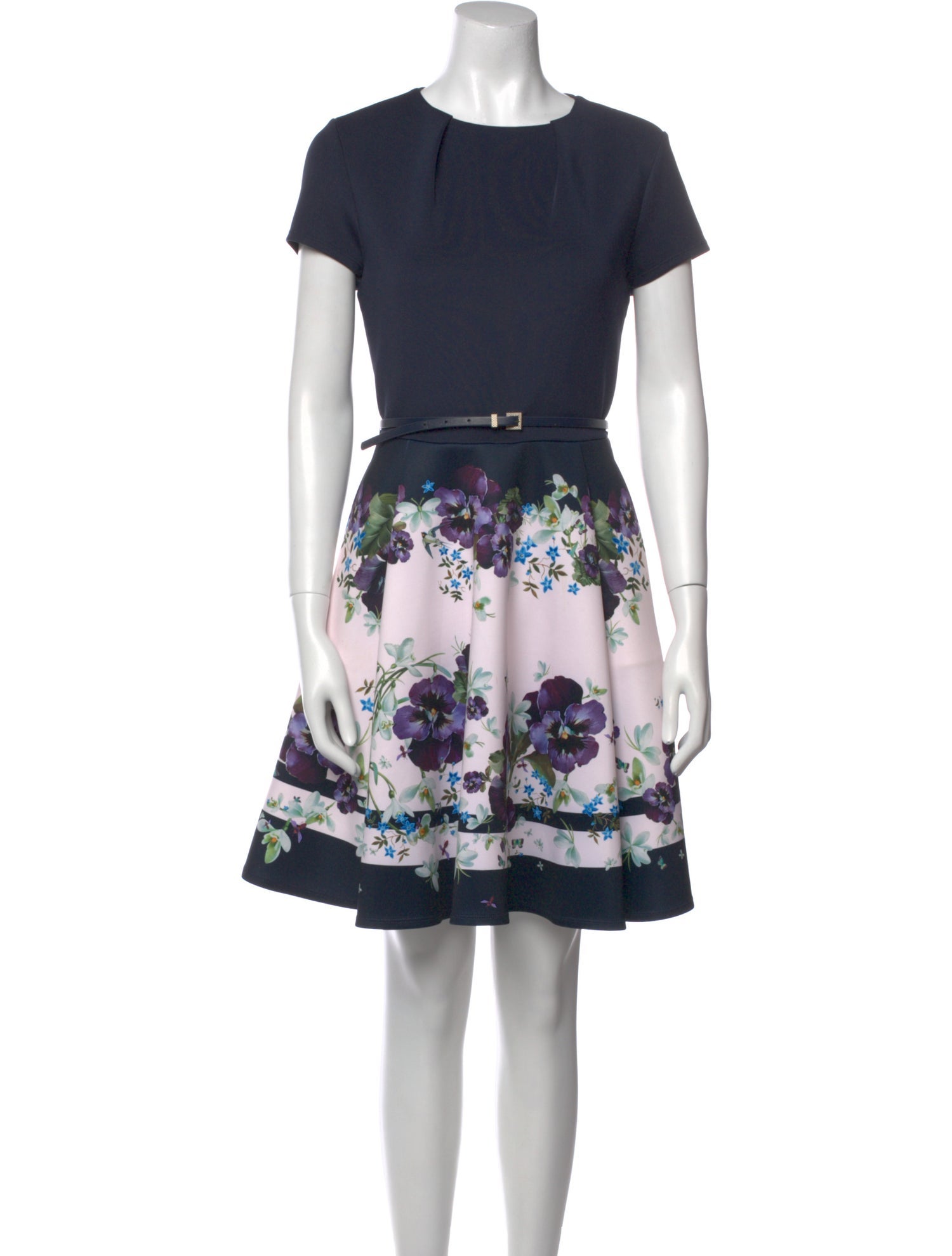 Ted Baker Floral Print Mini Dress