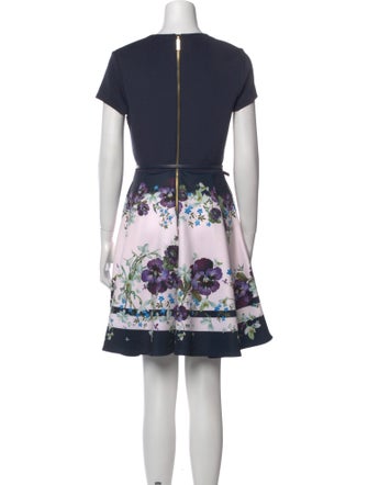 Ted Baker Floral Print Mini Dress