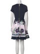 Ted Baker Floral Print Mini Dress