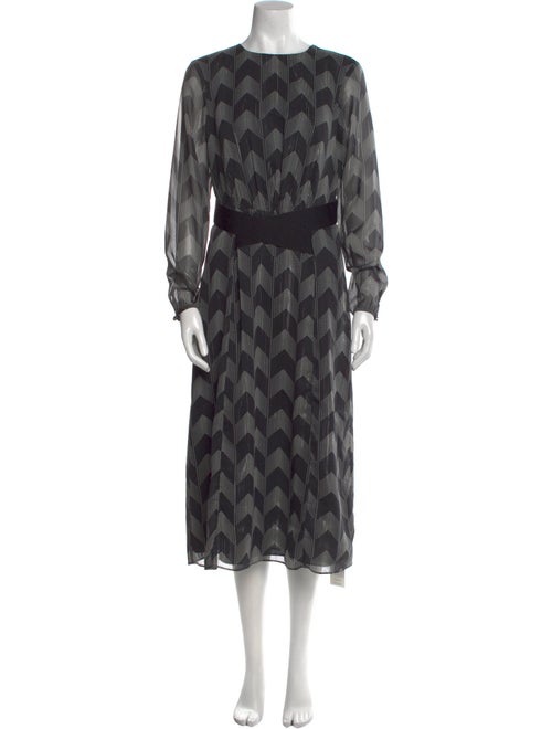 Ted Baker Printed Long Dress