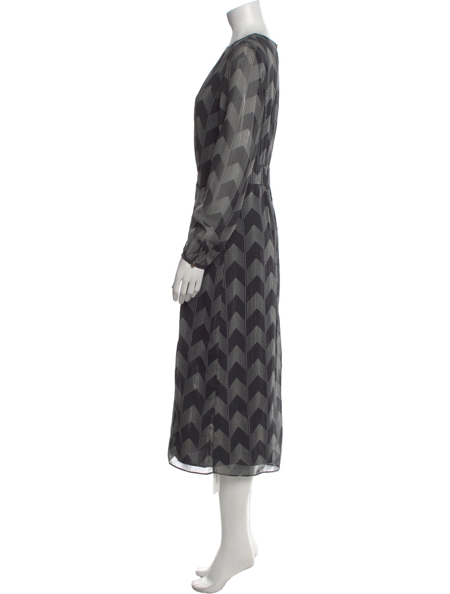 Ted Baker Printed Long Dress