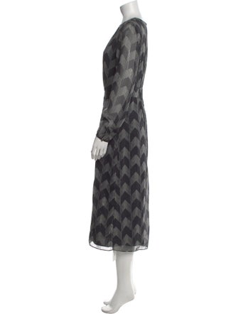 Ted Baker Printed Long Dress