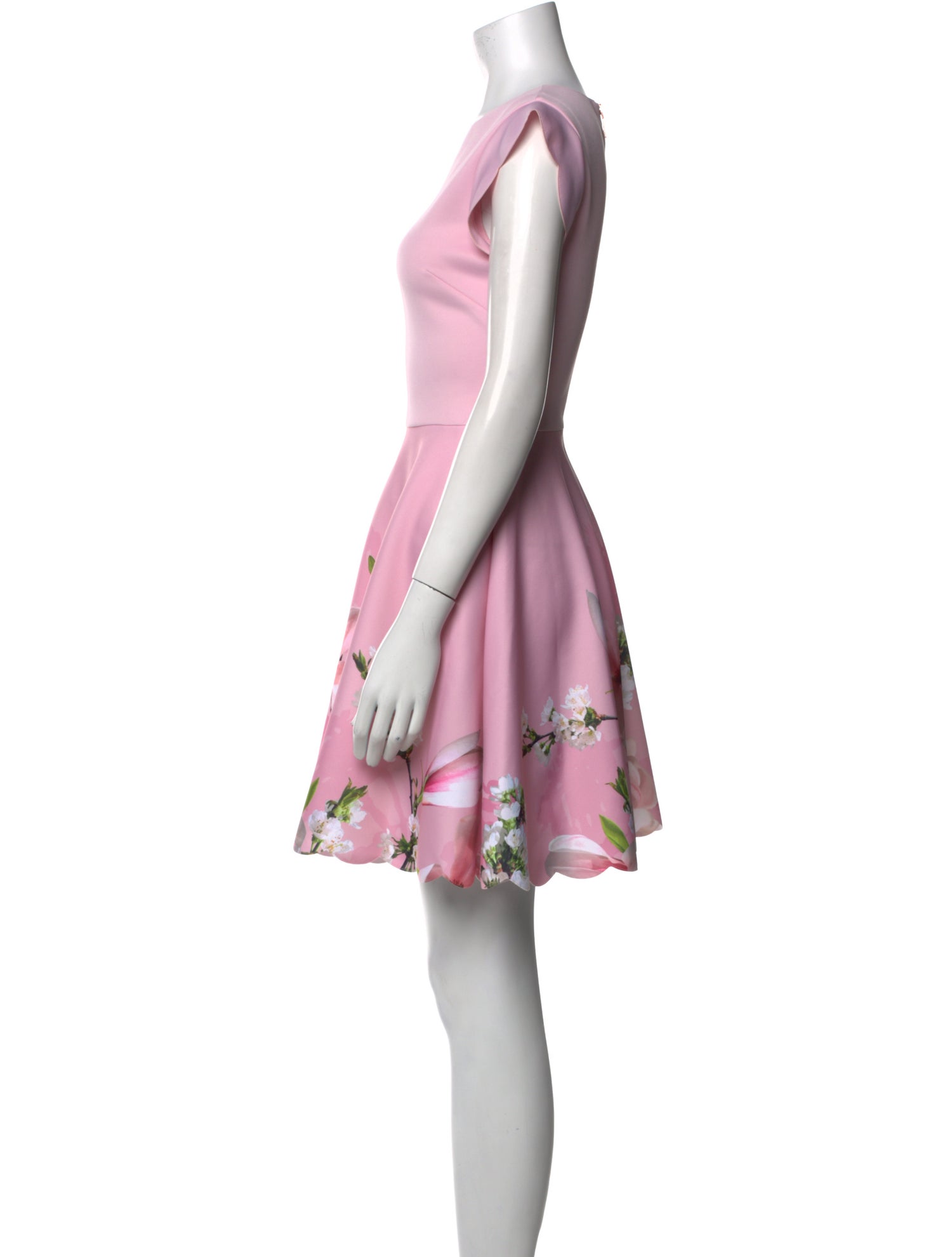 Ted Baker Floral Print Mini Dress