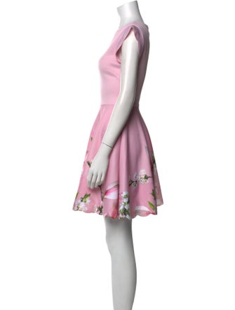 Ted Baker Floral Print Mini Dress