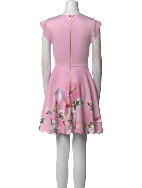 Ted Baker Floral Print Mini Dress