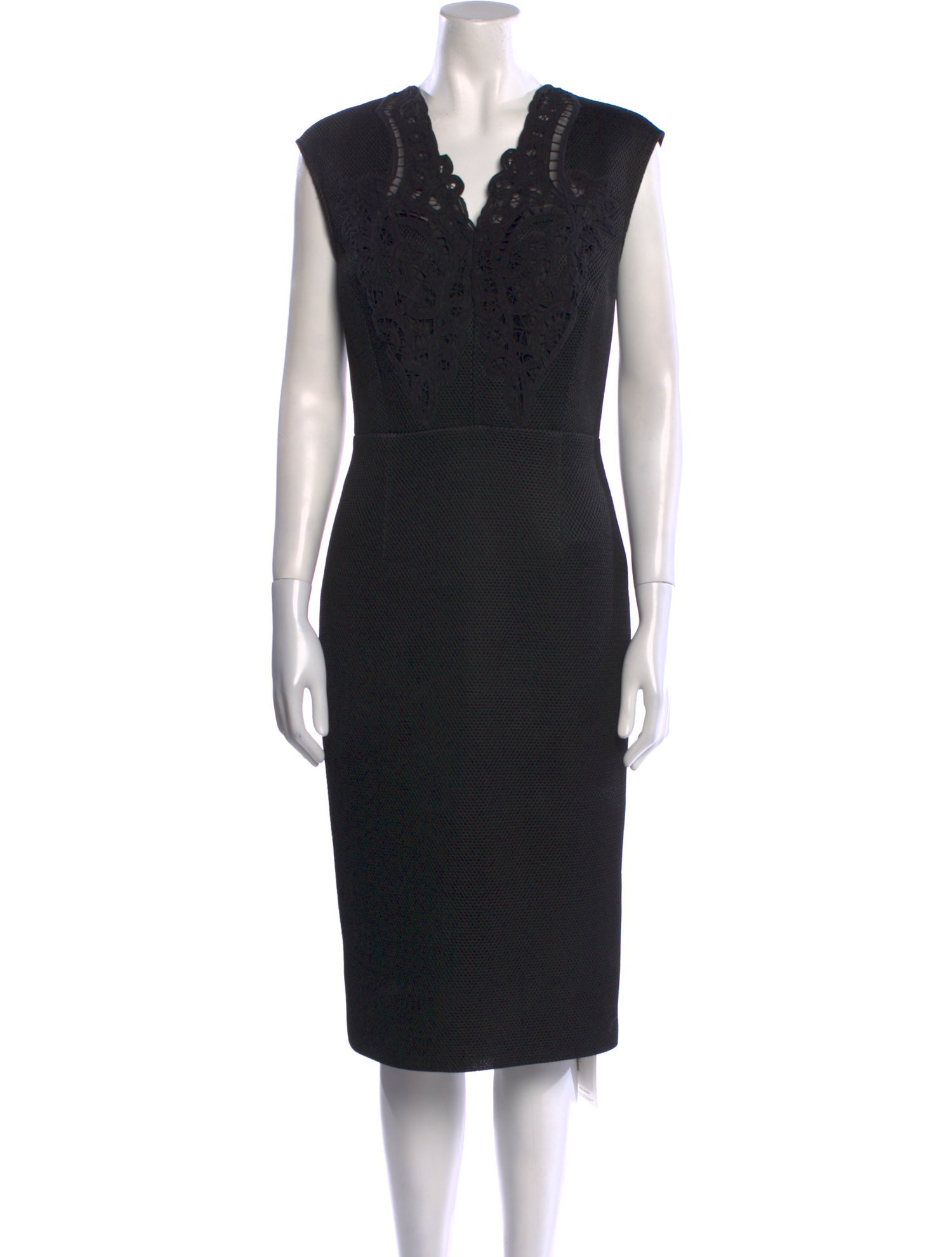 Ted Baker V-Neck Midi Length Dress