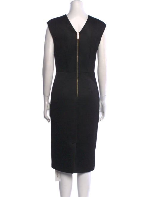 Ted Baker V-Neck Midi Length Dress