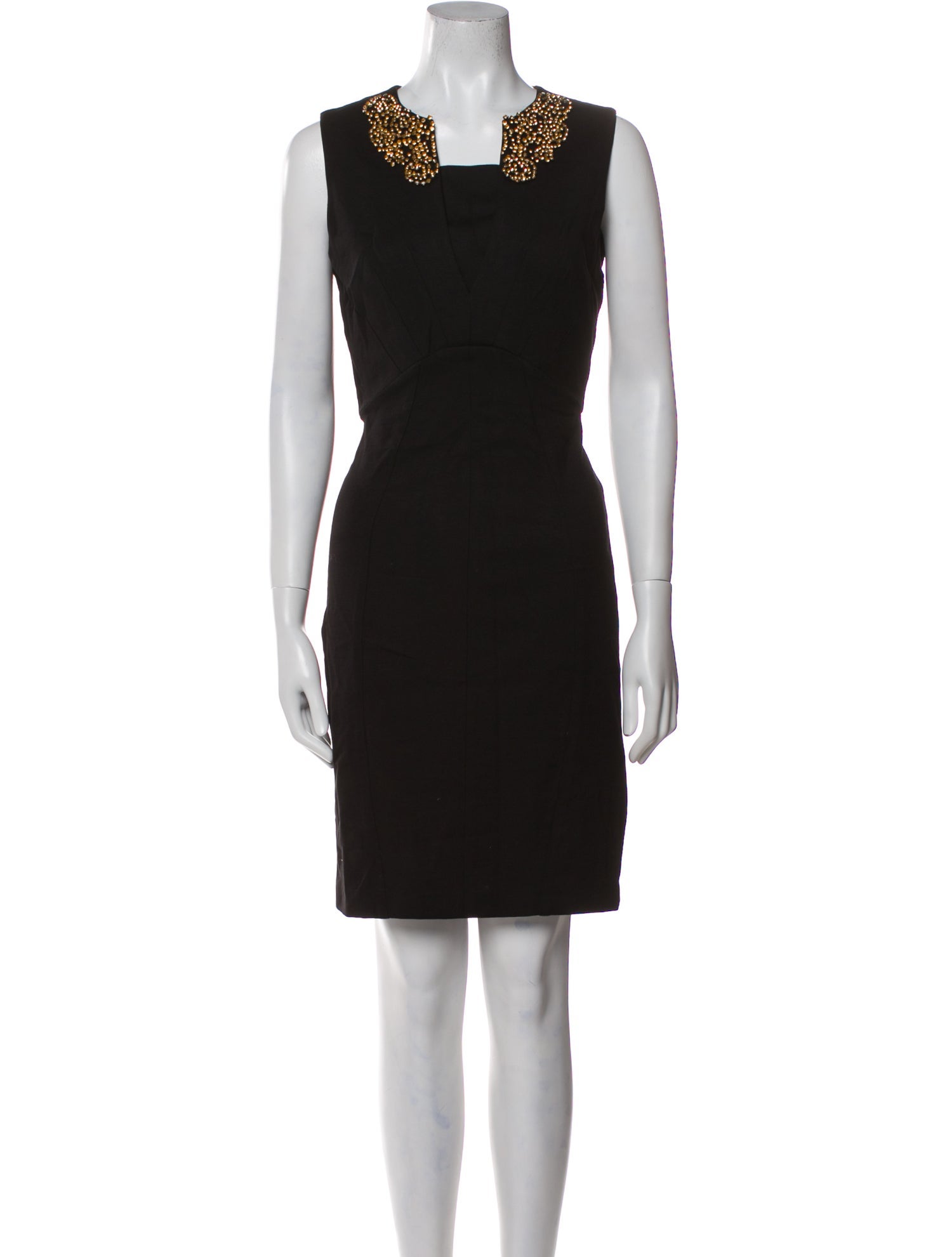 Ted Baker Square Neckline Knee-Length Dress