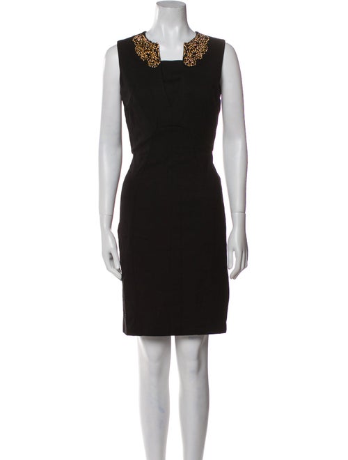 Ted Baker Square Neckline Knee-Length Dress