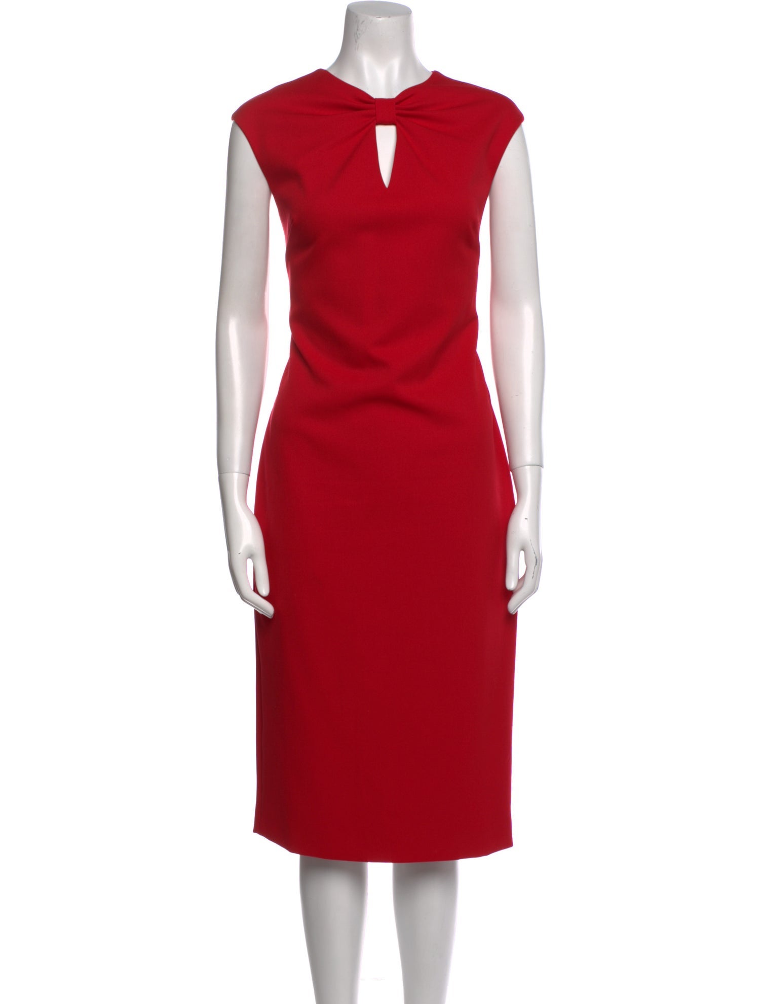 Ted Baker V-Neck Midi Length Dress