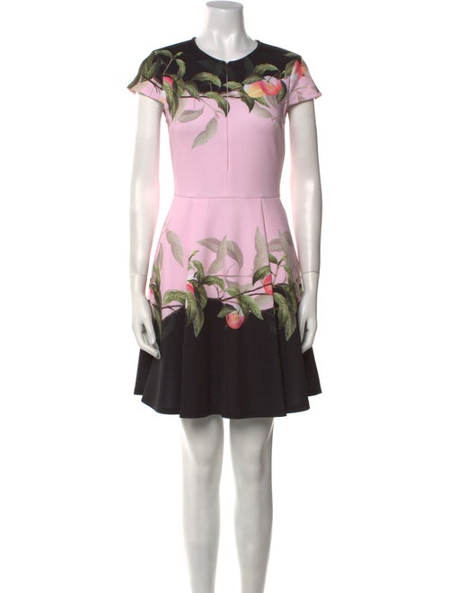 Ted Baker Floral Print Mini Dress