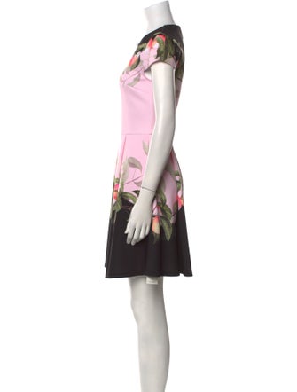 Ted Baker Floral Print Mini Dress