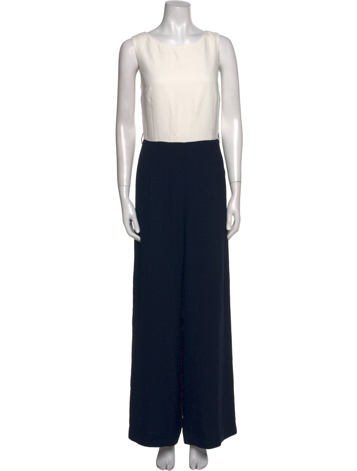 Ted Baker Colorblock Pattern Scoop Neck Jumpsuit