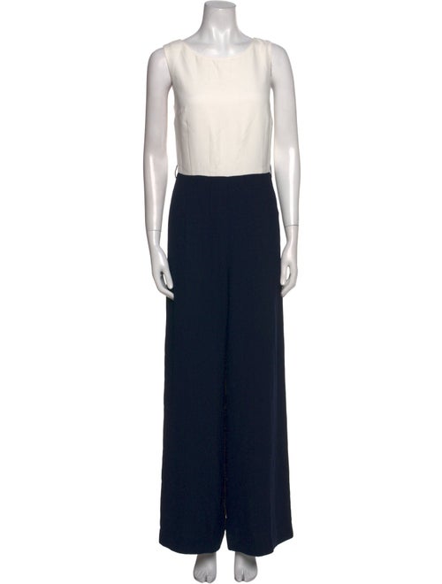 Ted Baker Colorblock Pattern Scoop Neck Jumpsuit