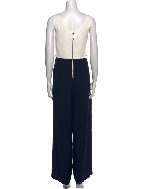 Ted Baker Colorblock Pattern Scoop Neck Jumpsuit