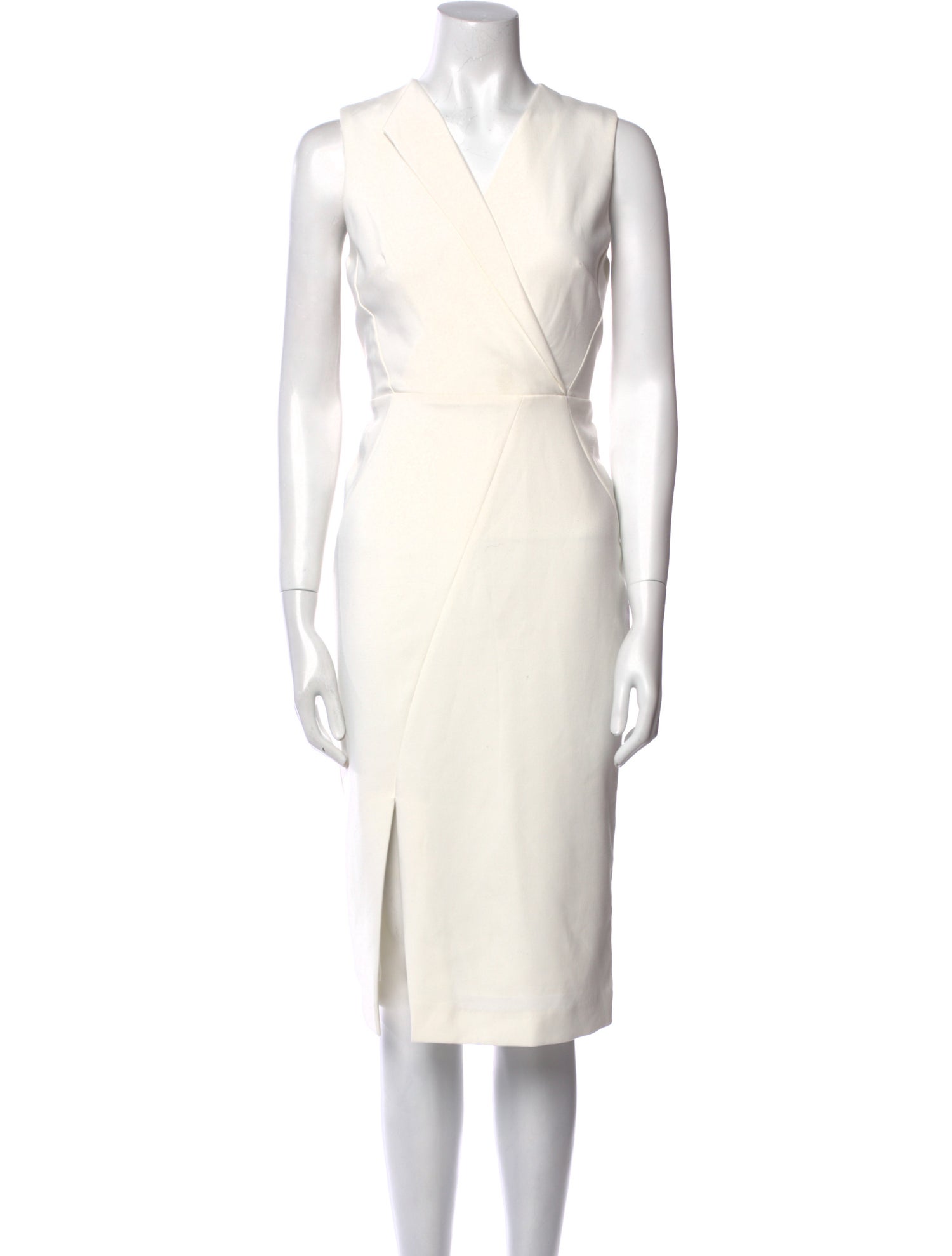 Ted Baker V-Neck Midi Length Dress