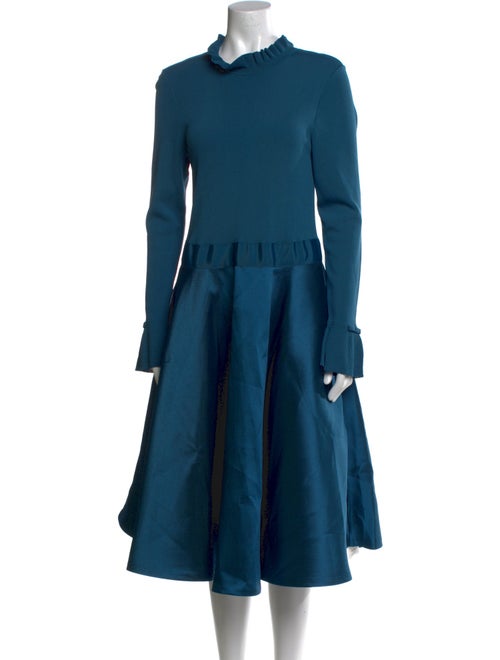 Ted Baker Mock Neck Midi Length Dress