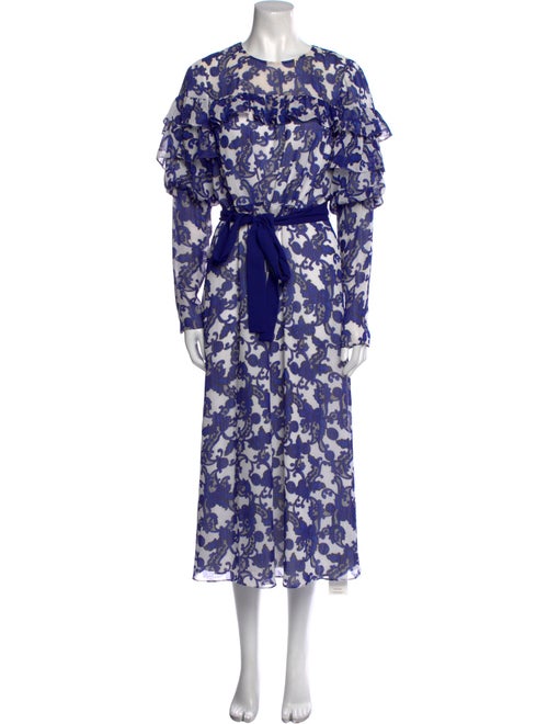 Ted Baker Floral Print Long Dress