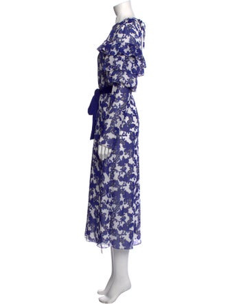 Ted Baker Floral Print Long Dress