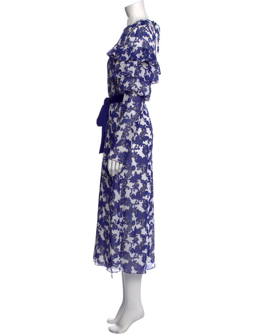 Ted Baker Floral Print Long Dress